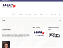Tablet Screenshot of laserblazers.com